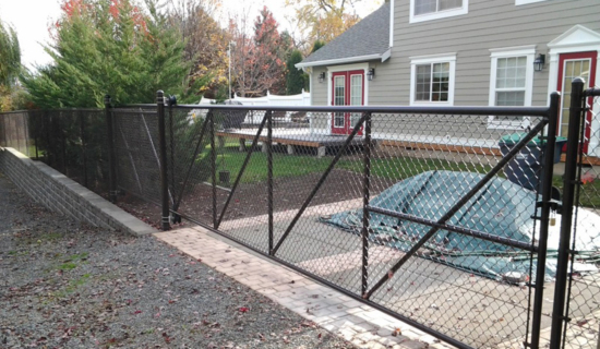 Spokane Black Security Roll Gate